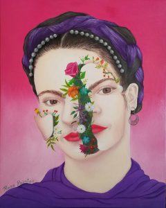 Frida Kahlo - Oil painting